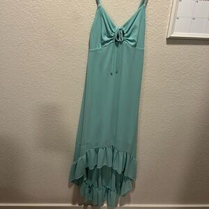 Turquoise summer dress